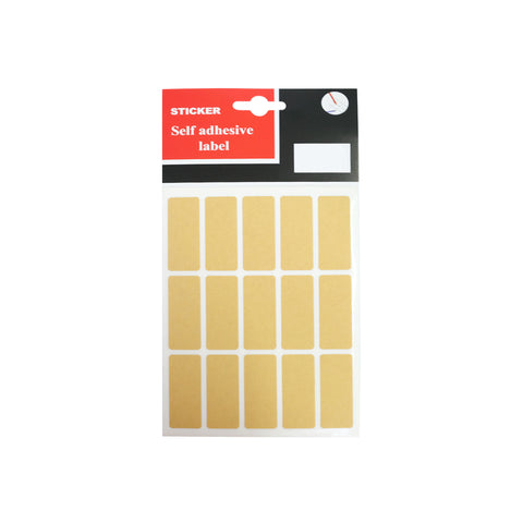 I.1115 Kraft Color Sticker 10s