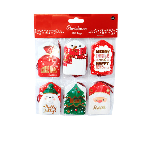 P190 Xmas Gift Tag 24s
