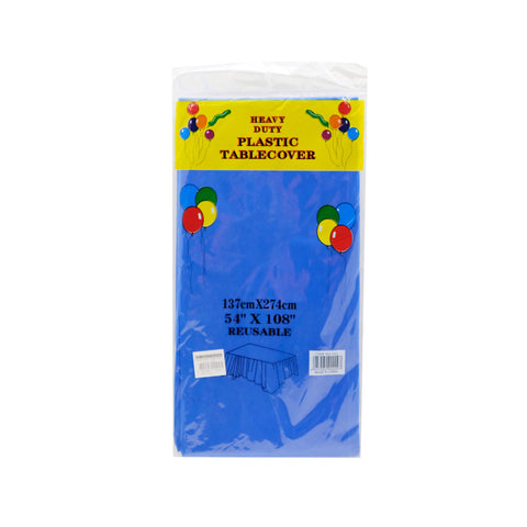 I. Plastic Party Table Cover Violet