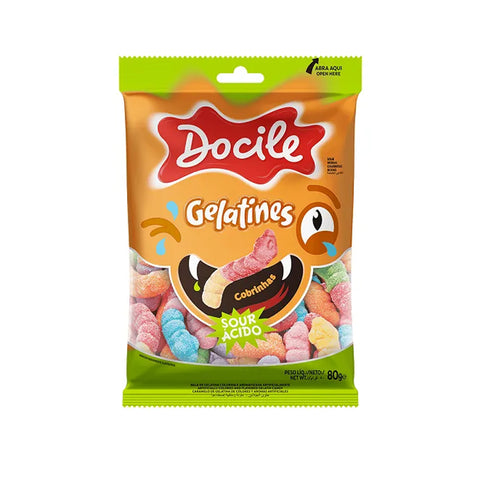 Gelatines Sour Worms