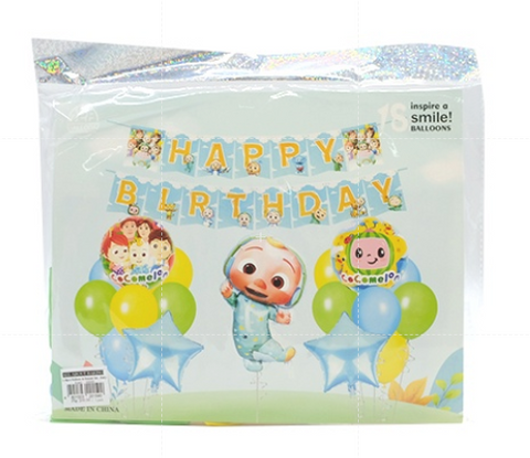 I.18pcs Balloon & Banner Set - Baby