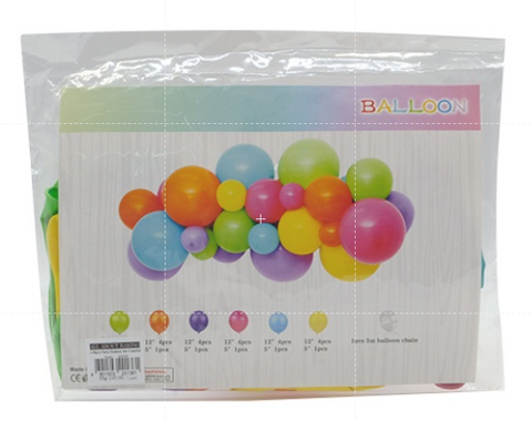 I.30pcs Party Balloon Set-Colorful