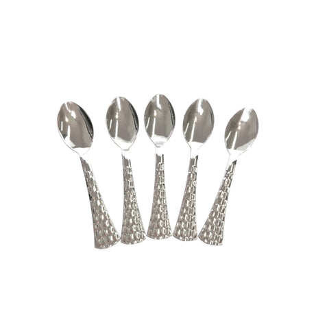 All About Baking - Silver Textured Handle Spoon 12s / 24s
