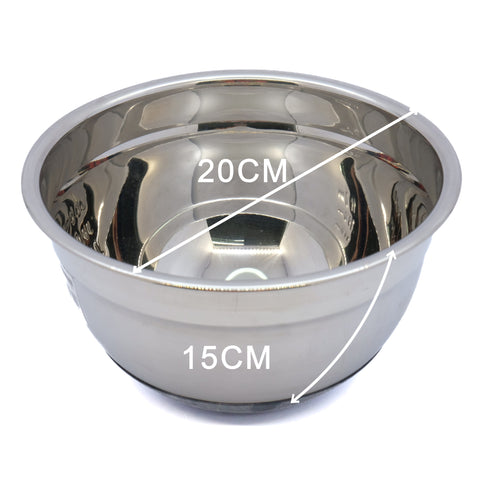 I.Rubber Bottom HD Mixing Bowl 20cm
