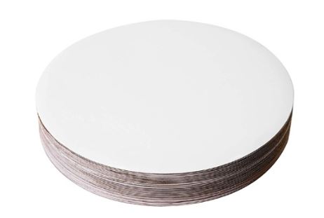 All About Baking - Round White Cake Board 12" - By 10's