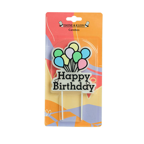 AAB HBD Pastel Plaque Candle