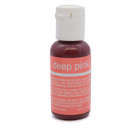 Chef Master - Liqua Gel Deep Pink (.70oz.)