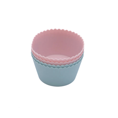 871406 4pc Cupcake Moulds Silicone
