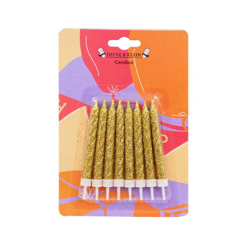 AAB Glitter Candle w/ Holder 8's