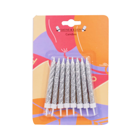 AAB Glitter Candle w/ Holder 8's