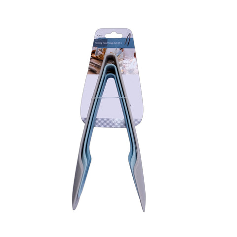 All About Baking - 22388057 3pcs Plastic Tong Set