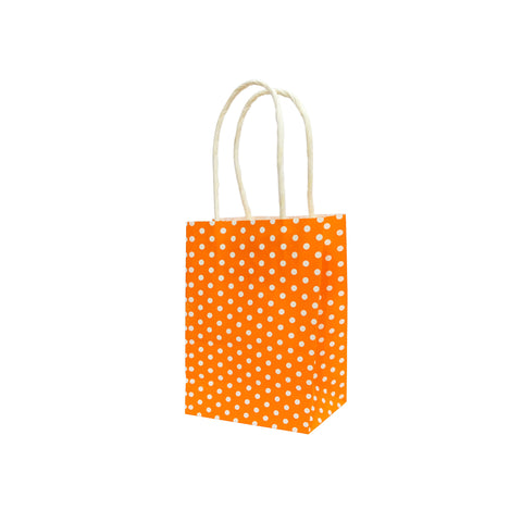 I.10x15x6 Polka paper Bag w/Handle (s)