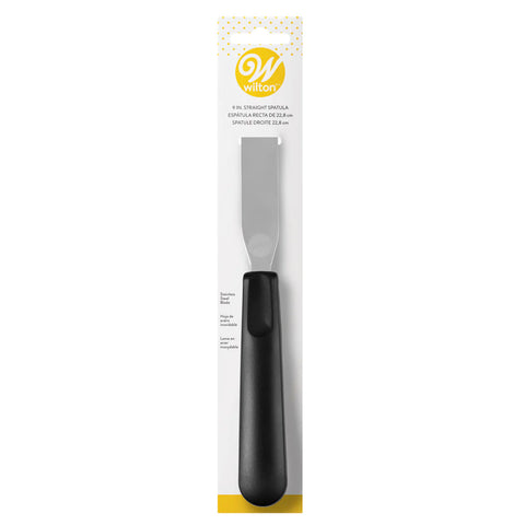 409-7713 9in Straight Spatula Black