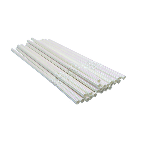 I. Extendable Paper Straw 25's (Silver)