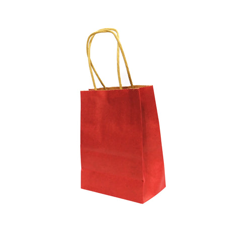 I.11x6x15cm Plain Paper Bag with Handle 12pcs