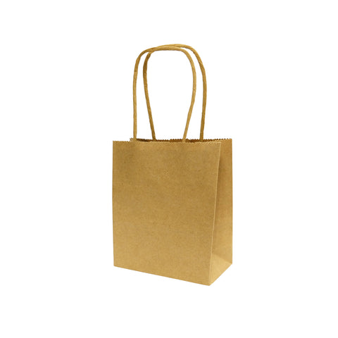 I.11x6x15cm Plain Paper Bag with Handle 12pcs