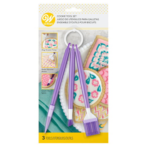 409-7722 3pc Cookie Decorating Tool Set