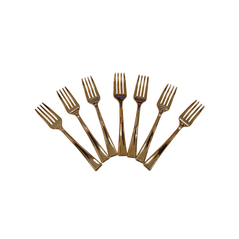 All About Baking - Metallic Spoon/Fork 12's & Mini Spoon/Fork 24's