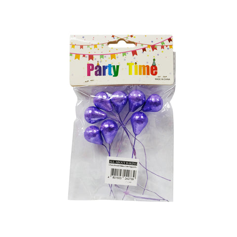 I. Party Round Balloon Cake Topper 8's