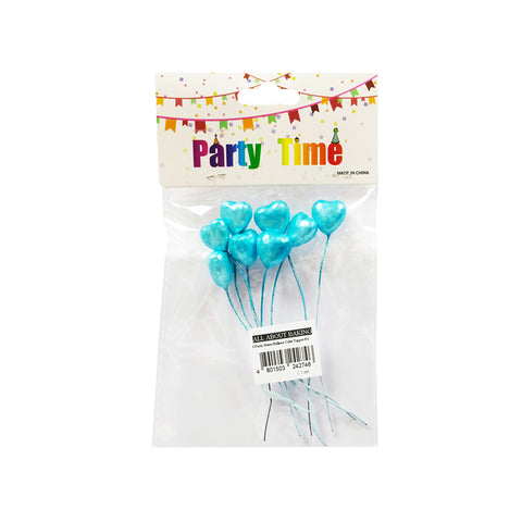 I. Party Heart Balloon Cake Topper 8's