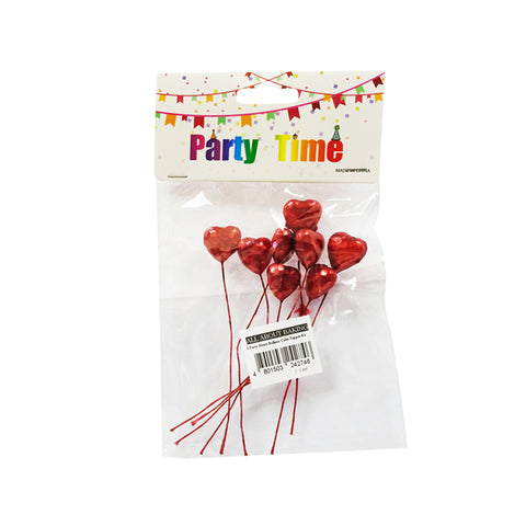 I. Party Heart Balloon Cake Topper 8's