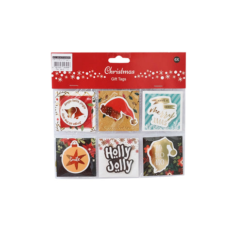 P183 Christmas Gift Tags 6s