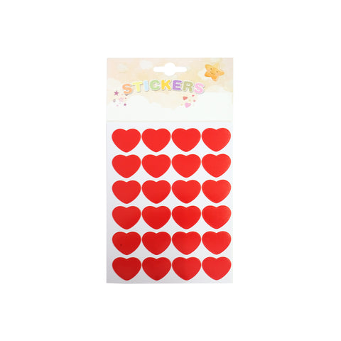 I.YK-011 Heart Sticker Red 2.3cm 10s