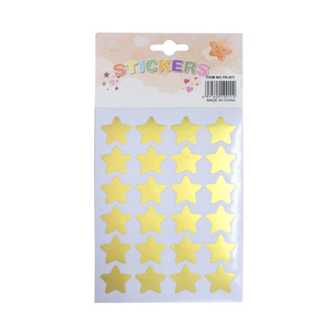 I. YK-011-2 Star Sticker Gold 2.3cm 10's