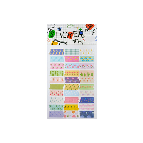 I.1318 Assorted Print Stickers 5's