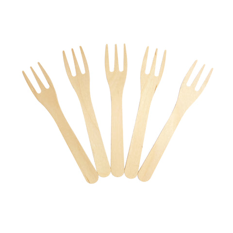 All ABout Baking - I.Wooden Fork 14cm 100pc