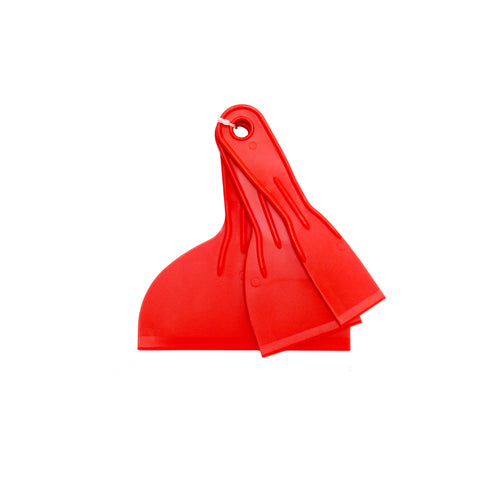 All About Baking - 120028 Red Plastic Scraper 3s