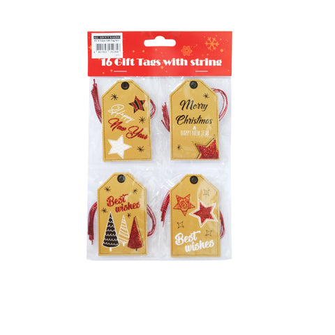 P174 Xmas Gift Tag 16s