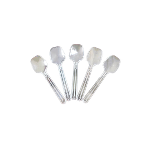 S-3 Plastic Ice Cream Spoons 50pc