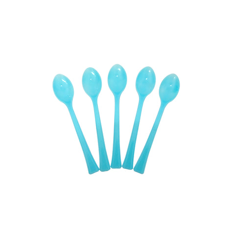 HN-2810CS 10cm Plastic Colorful Spoon 50pc
