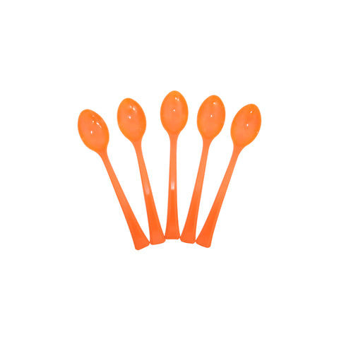 HN-2810CS 10cm Plastic Colorful Spoon 50pc