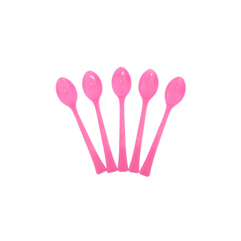 HN-2810CS 10cm Plastic Colorful Spoon 50pc