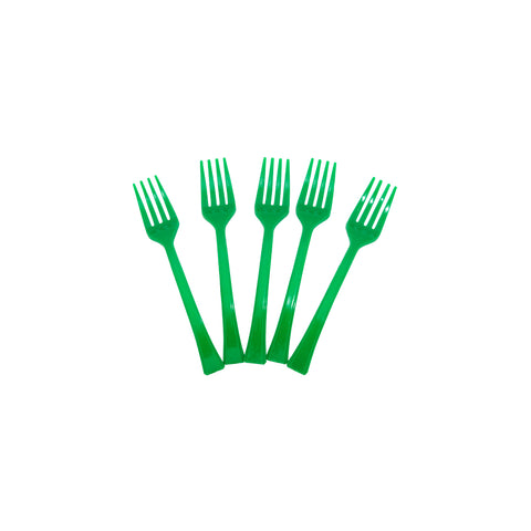 HN-2810CF 10cm Plastic Colorful Fork 50pc