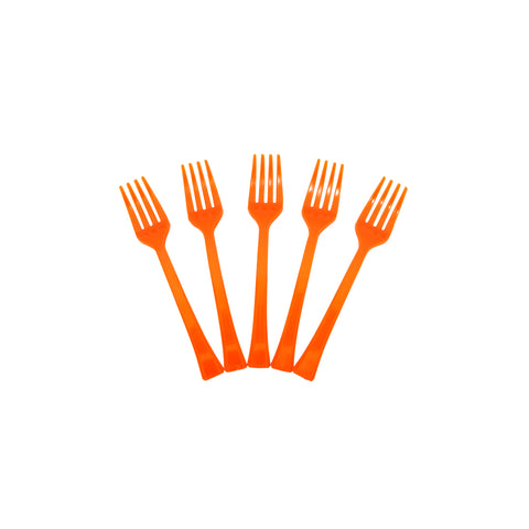 HN-2810CF 10cm Plastic Colorful Fork 50pc
