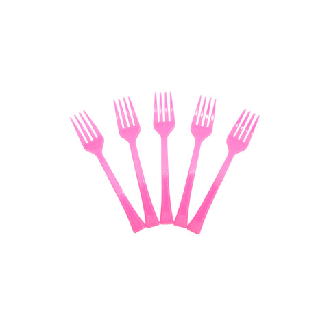 HN-2810CF 10cm Plastic Colorful Fork 50pc