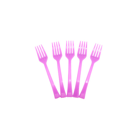HN-2810CF 10cm Plastic Colorful Fork 50pc
