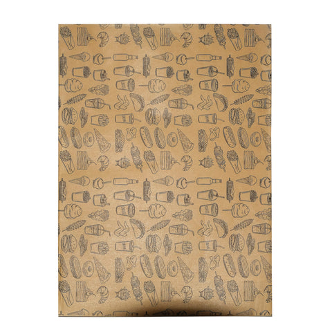 I. Pre-Cut Greaseproof Paper 25x35cm 50pc
