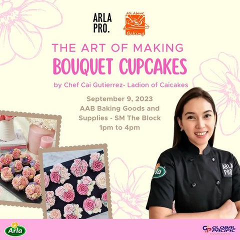 Master the Art of Bouquet Cupcakes by Aab X Arla Pro.