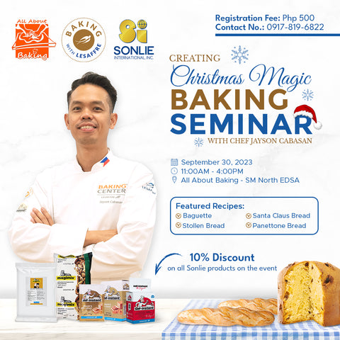 Christmas Magic with Chef Jayson Cabasan [Baking Seminar]