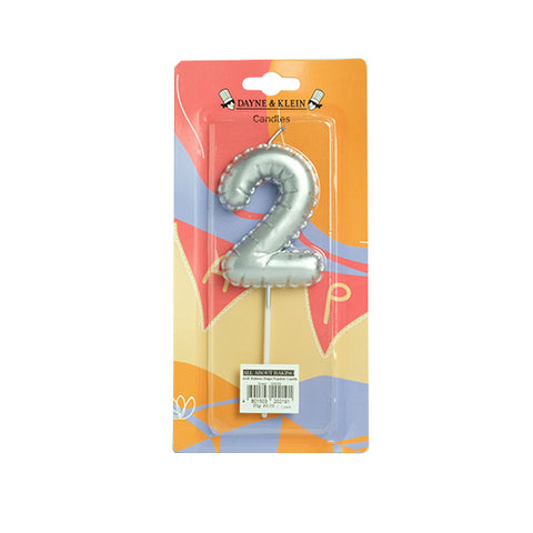 AAB Balloon Shape Number Candle#2