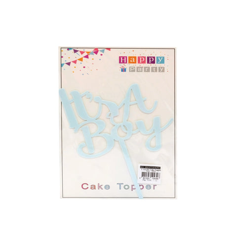 I. Acrylic Cake Topper (It's A Boy)