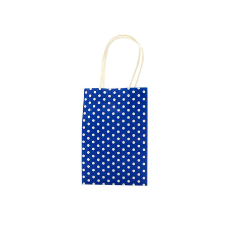 I.10x15x6 Polka paper Bag w/Handle (s)