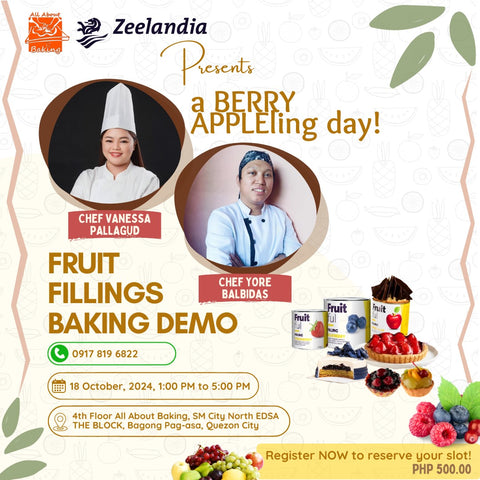 A Berry Appleing Day with Zeelandia and All About Baking!