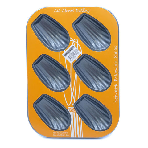 All About Baking - KCM1010 AAB NS 6in1 Madeleine Pan