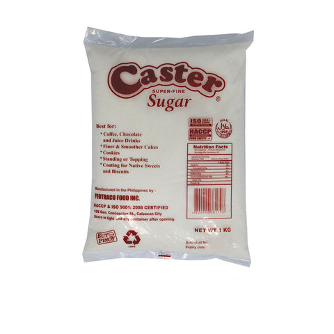 Peotraco Caster Sugar 1kg.