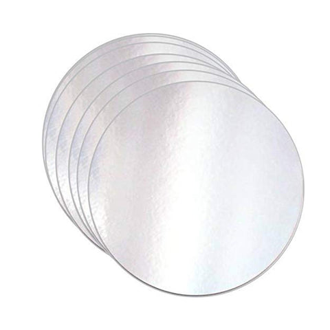 All About Baking - Round Silver Cake Board 8" - By 10's